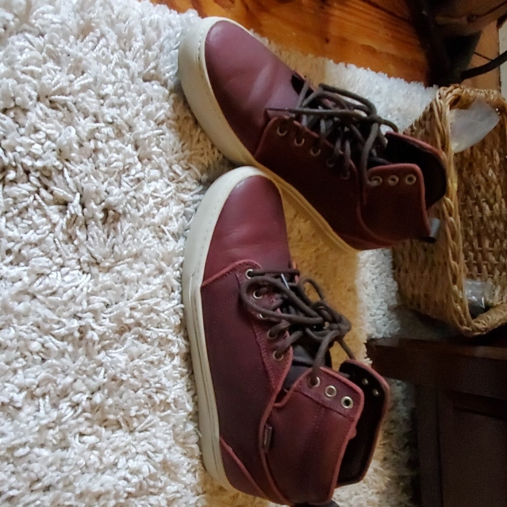 Maroon high tops